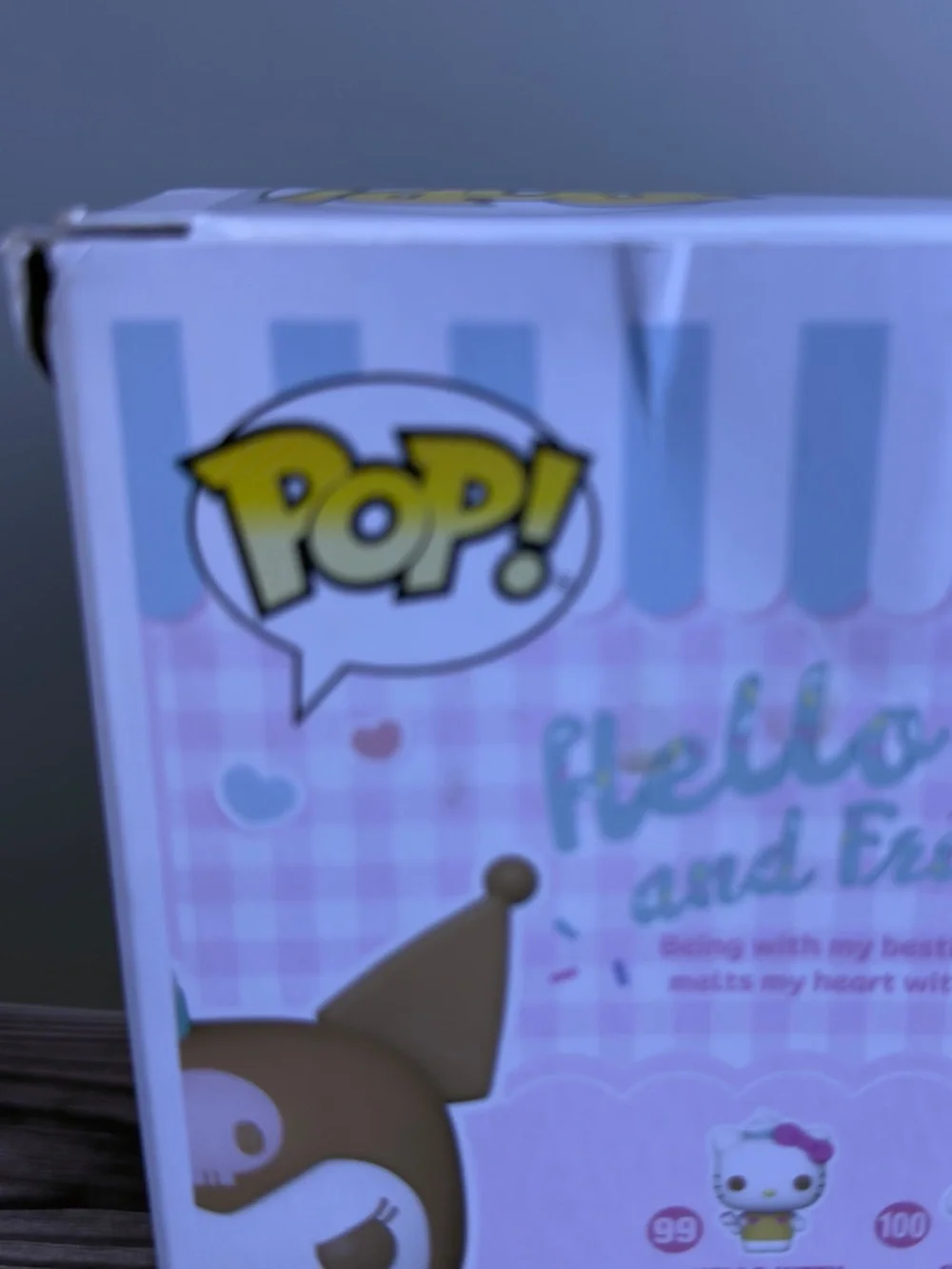 Funko Pop Kuromi #101 Hello Kitty & Friends Ice Cream Sanrio Box Damage